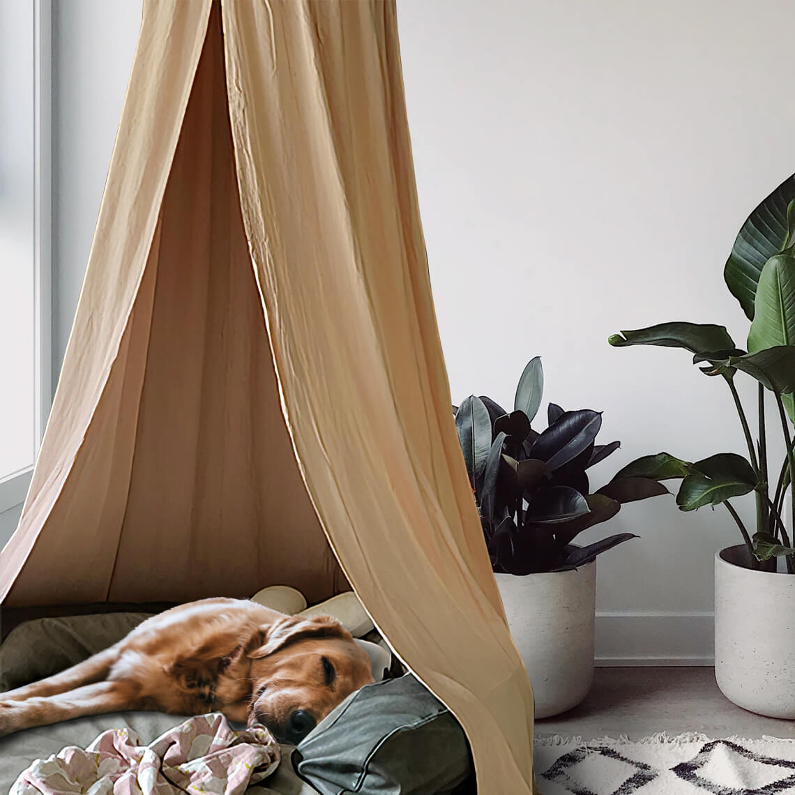 Super Soft Cozy Dog Tent Dog Teepee