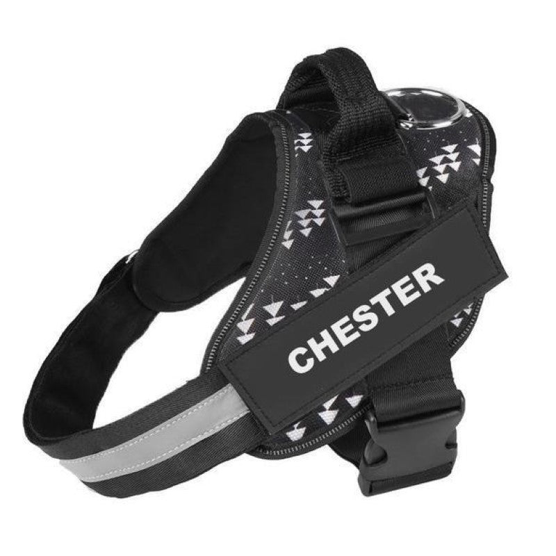 Custom No Pull Dog Harness with Name and Phone Number, Heavy Duty Personalized Pet Vest