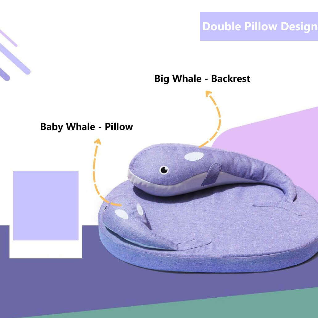 Whale Deep Sleep Bed Multi-Support Waterproof Dog Bed