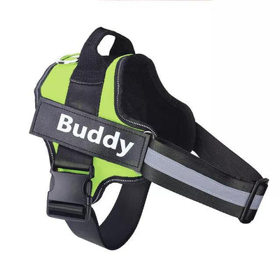 Custom No Pull Dog Harness with Name & Phone Number - Heavy duty & Personalized