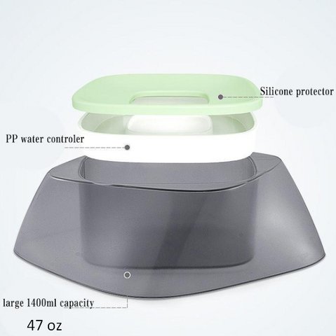 AquaFlow™ No-Spill Splash-Free Pet Water Bowl