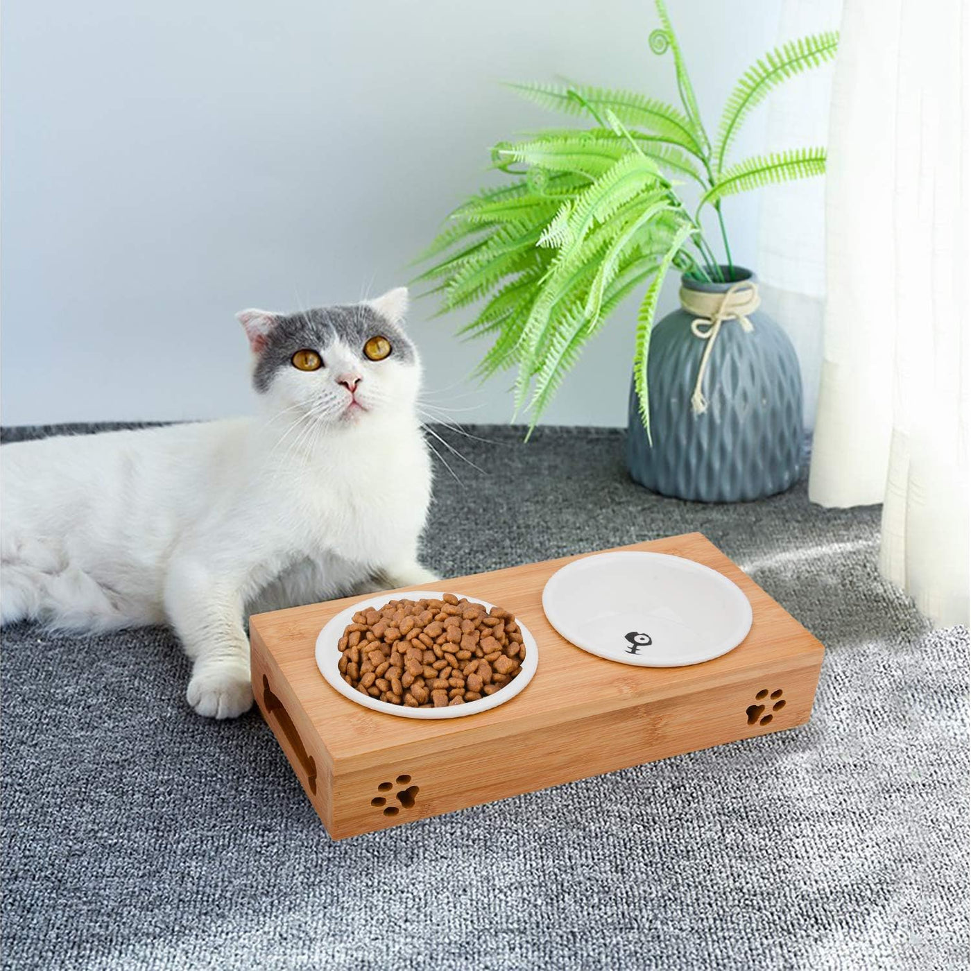 BambooPaws™ Pet Feast Station