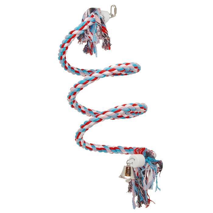 Birdie Jumbo Rope Bird Toy With Bell