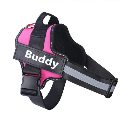 Custom No Pull Dog Harness with Name & Phone Number - Heavy duty & Personalized