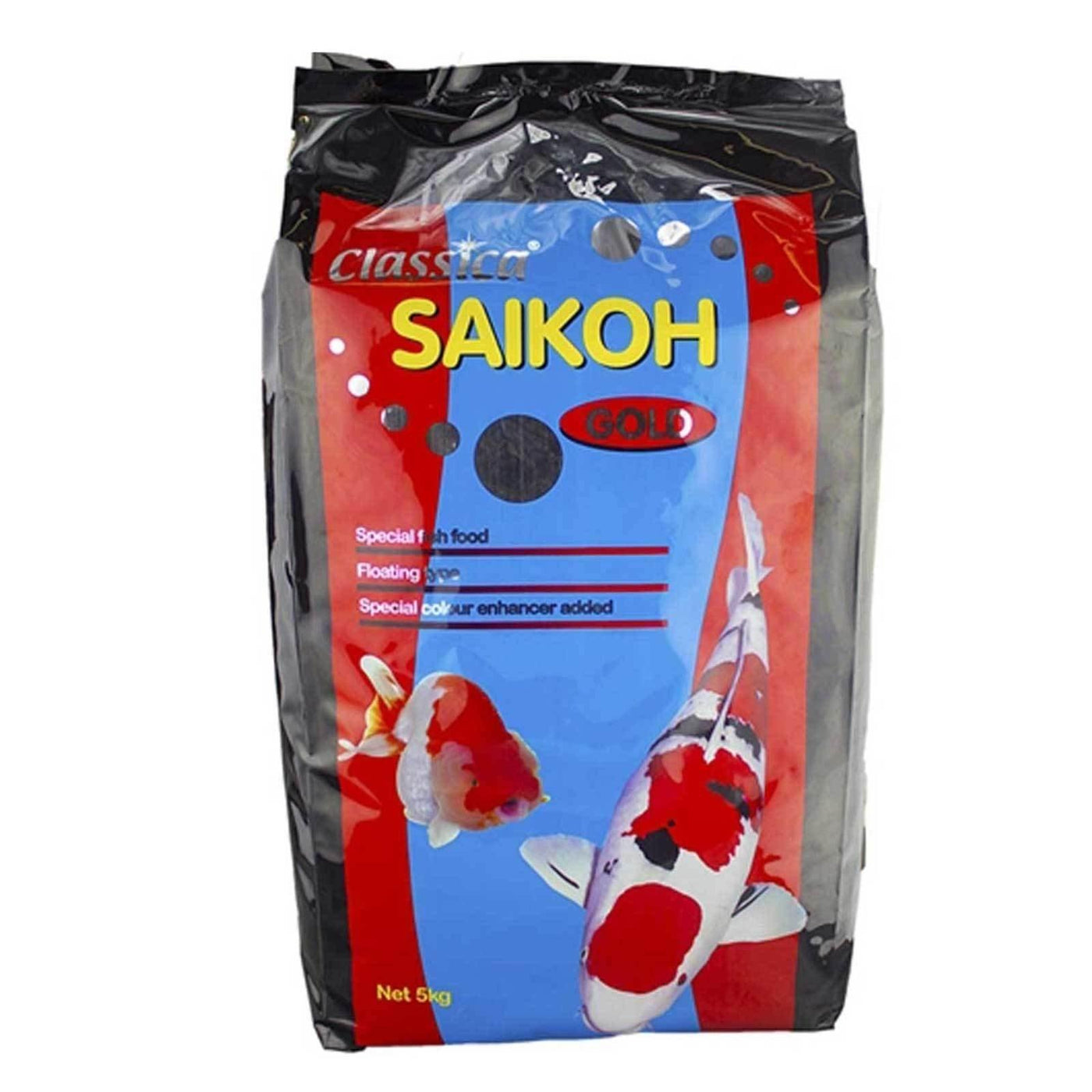 I-Saikoh Koi Goldfish Pond Inqwaba Yokudla Amapellets Anemibala Emikhulu 5kg